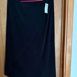 Elegant Black Women's knit Skirt CHICOS